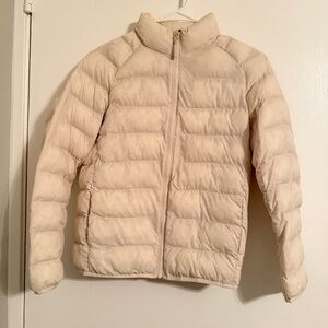 Uniqlo Light Beige Puffer Jacket